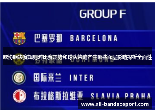 欧协联决赛规则对比赛走势和球队策略产生哪些深层影响探析全面性